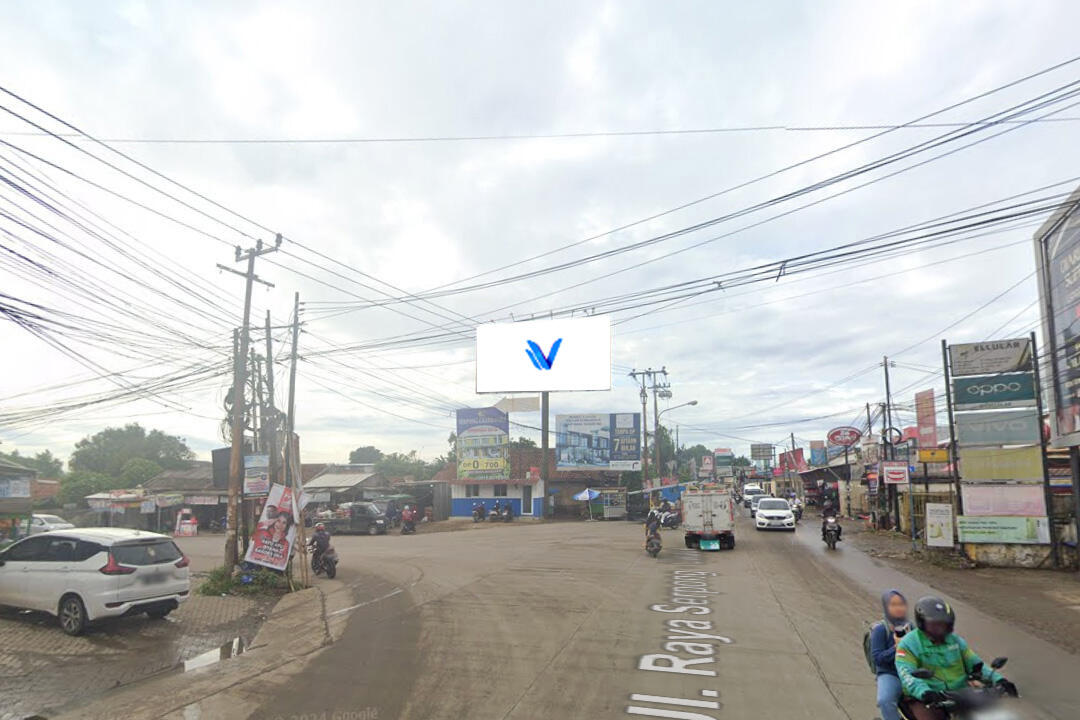 Billboard Jl. Raya Cisauk (Pertigaan Suradita), Tangerang