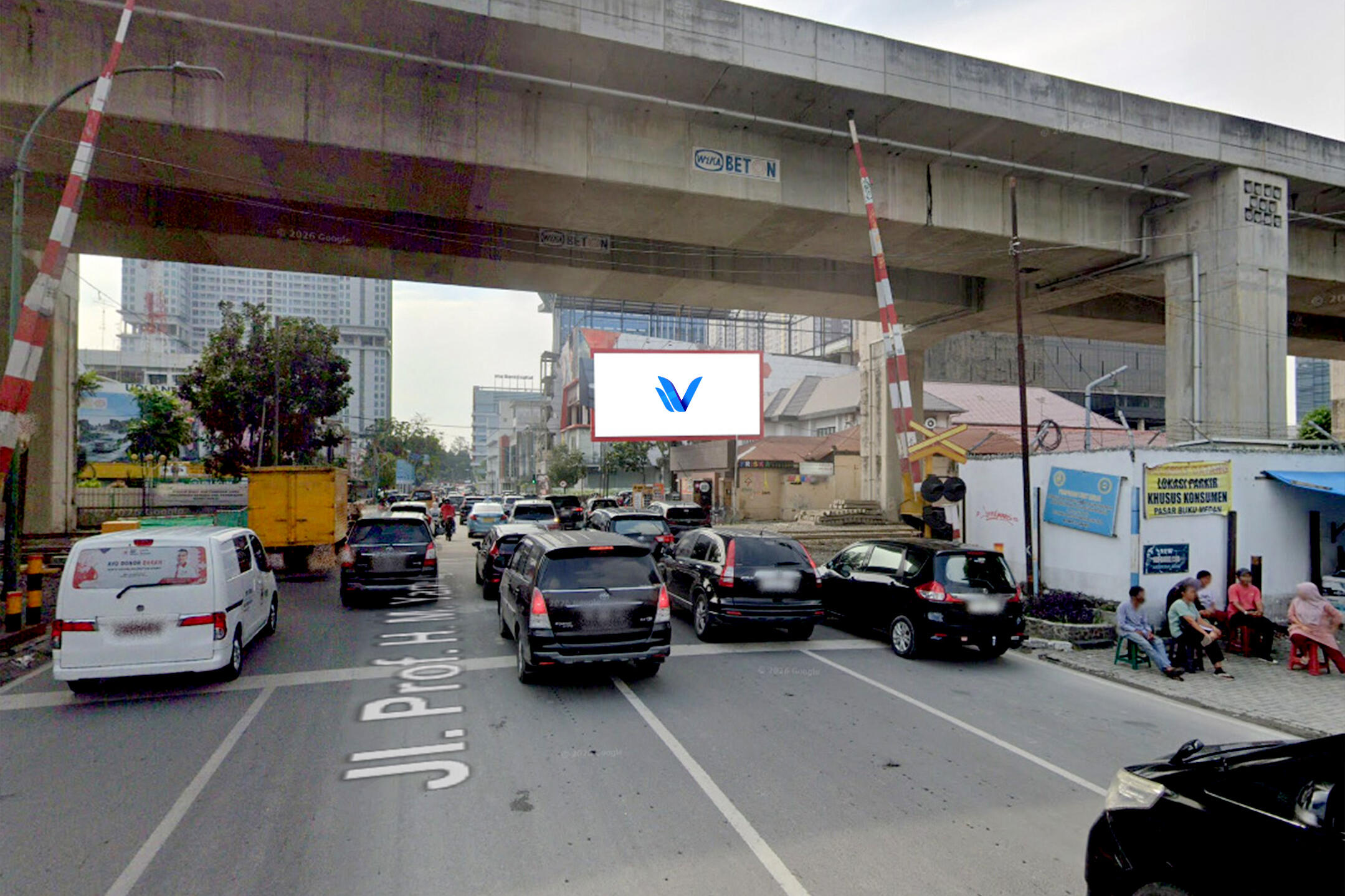 Billboard Jl. Prof. HM. Yamin Simp. Jl. P. Merak Jingga, Medan