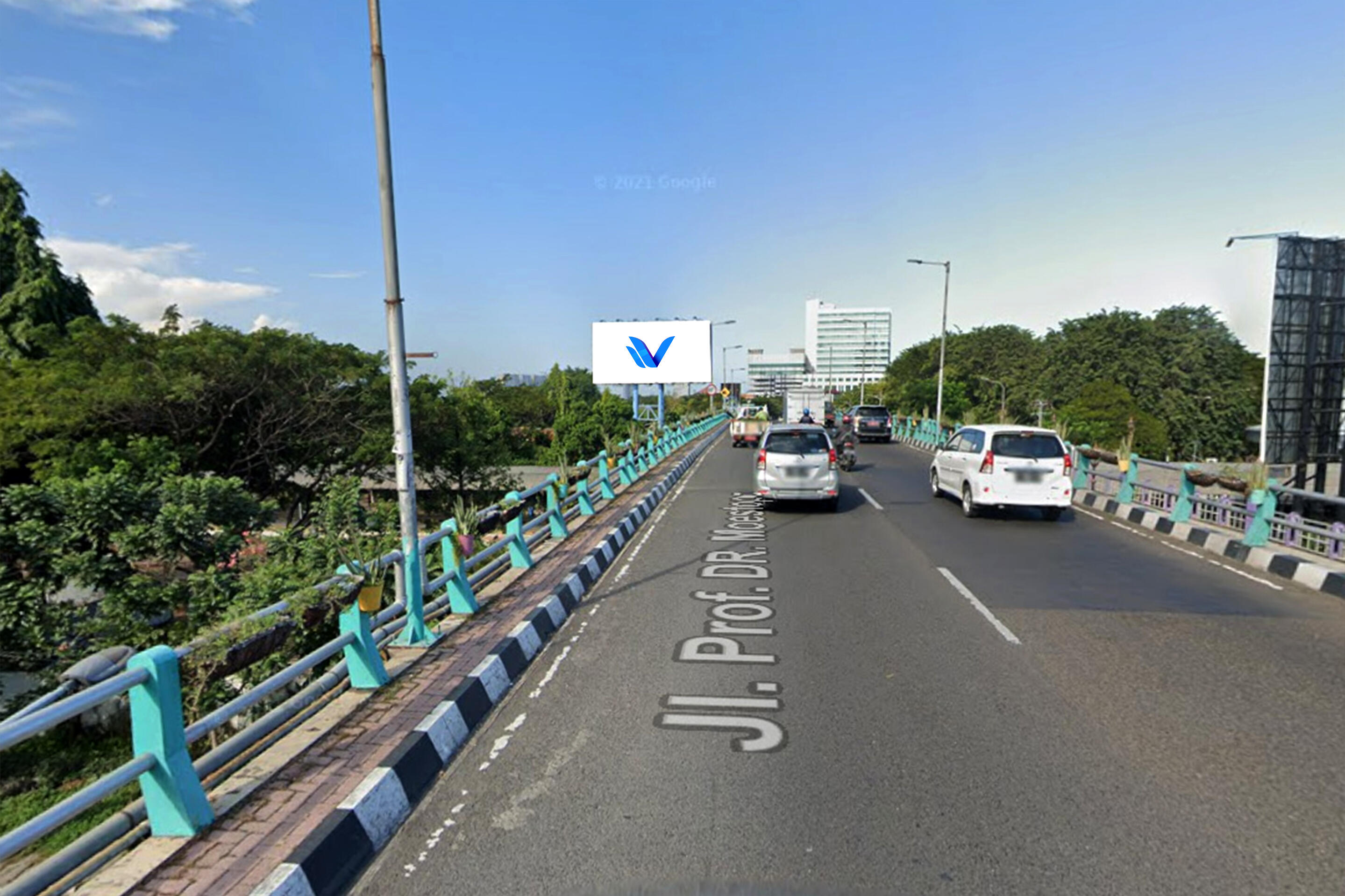 Billboard Jl. Dr. Mustopo - Gubeng, Surabaya