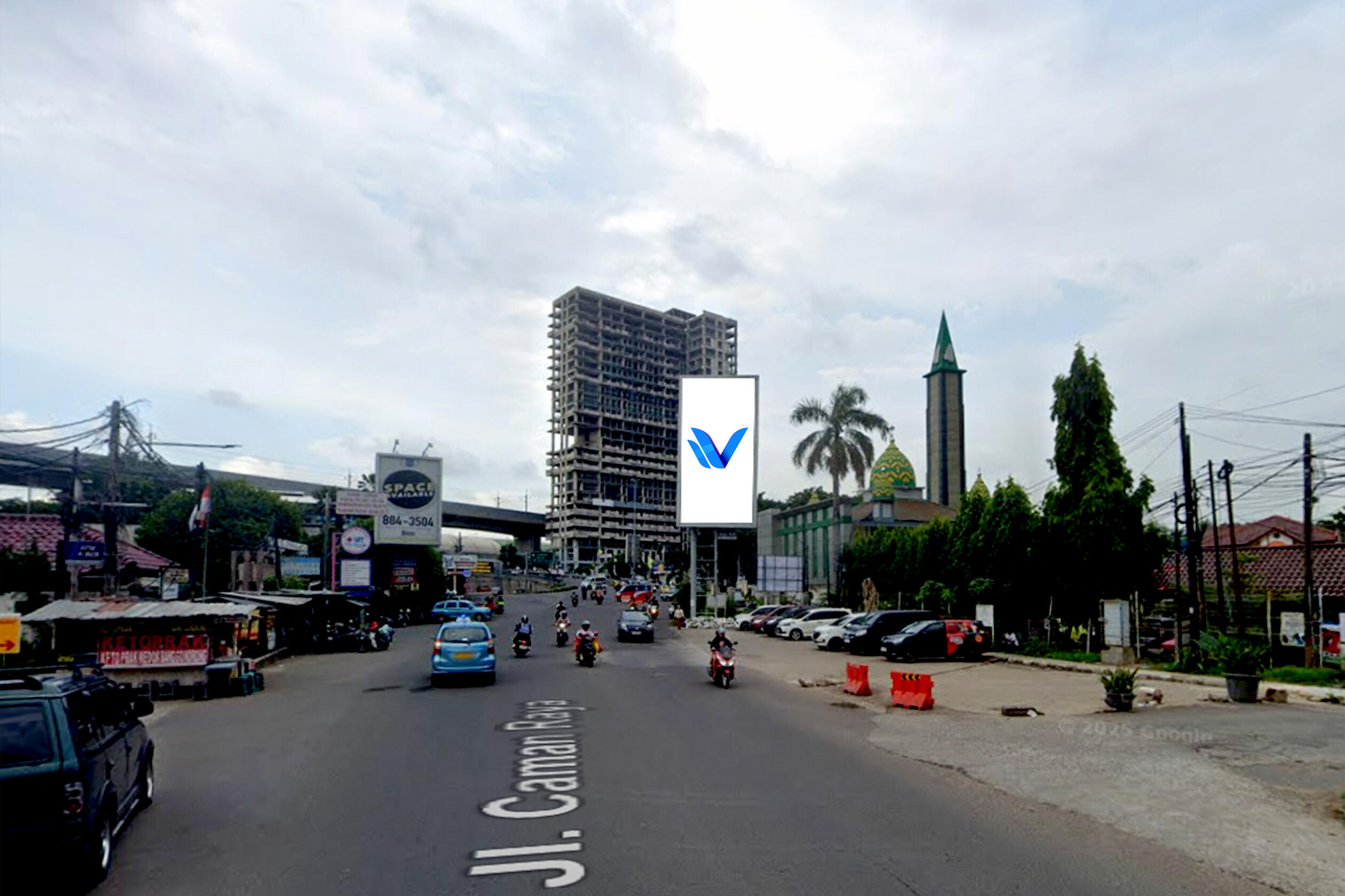 Billboard Jl. Caman Raya (Depan Pom Bensin Shell), Bekasi