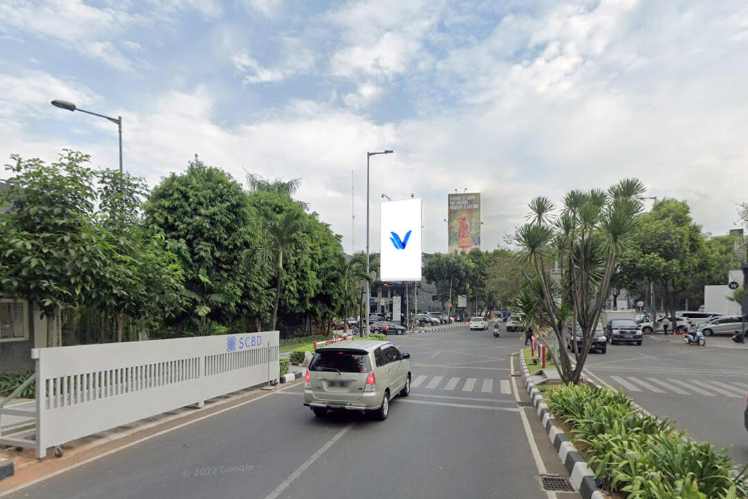 Billboard Jl. Kawasan SCBD Sudirman, Jakarta Selatan