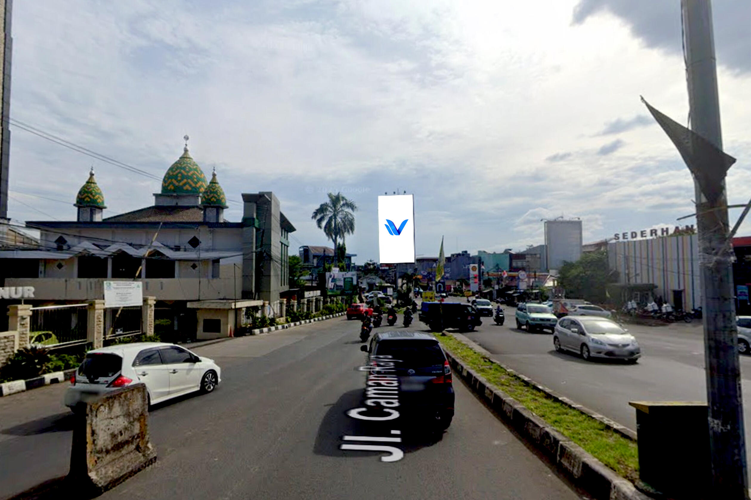 Billboard Jl. Caman Raya (Depan Pom Bensin Shell), Bekasi