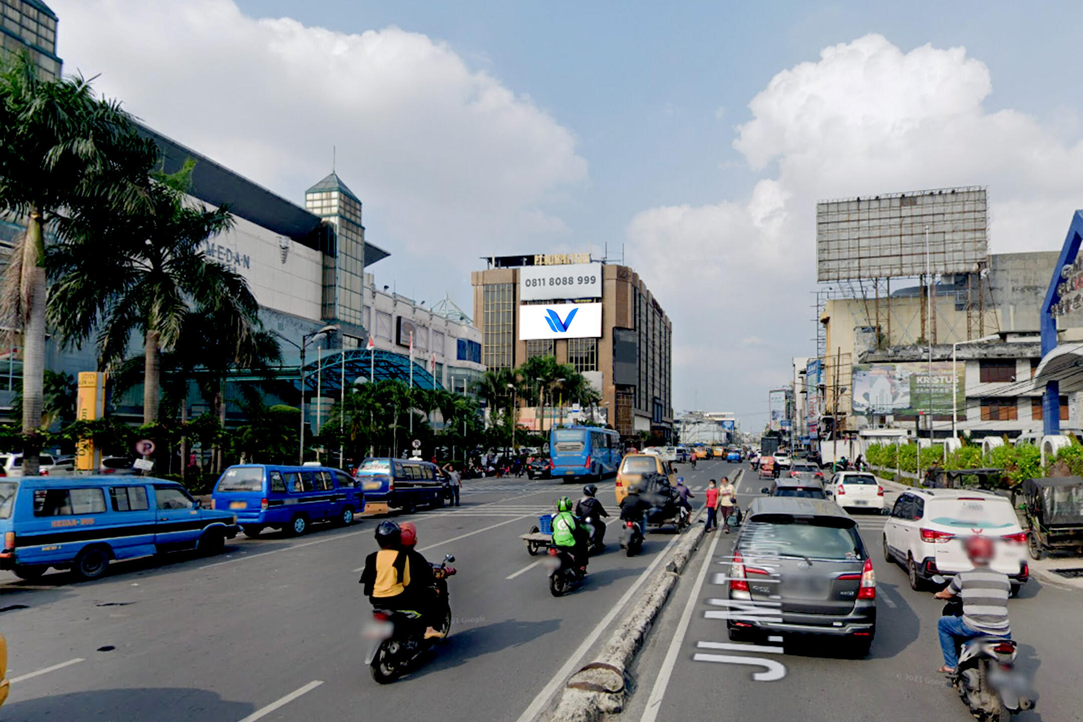 Billboard JL. MT. HARYONO (BAWAH) GEDUNG OLYMPIA PLAZA, MEDAN