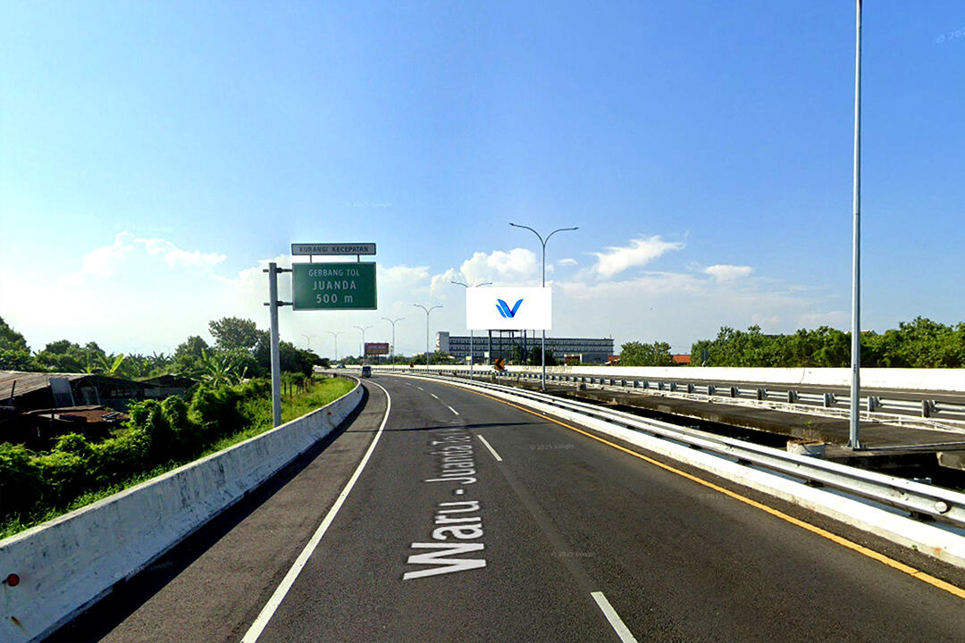 Billboard Jl. Tol Waru - Juanda, Sidoarjo