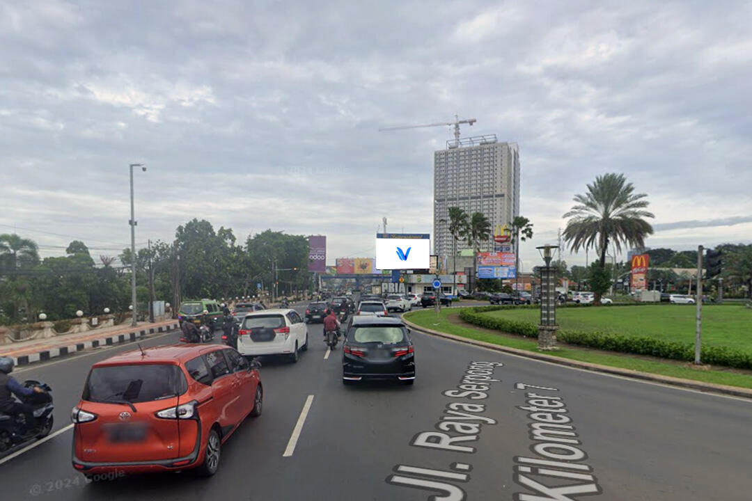 Videotron JL. Raya Serpong (Bundaran alam sutra/Samping pospol Alam Sutra), Tangerang Selatan