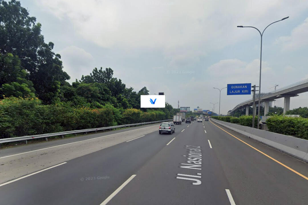 Billboard Tol Jagorawi KM 8+200, Jakarta Timur
