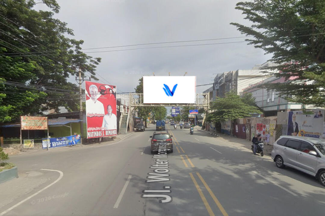 Billboard Jl. Wolter Monginsidi, Kota Palu (Depan Mall Tatura)