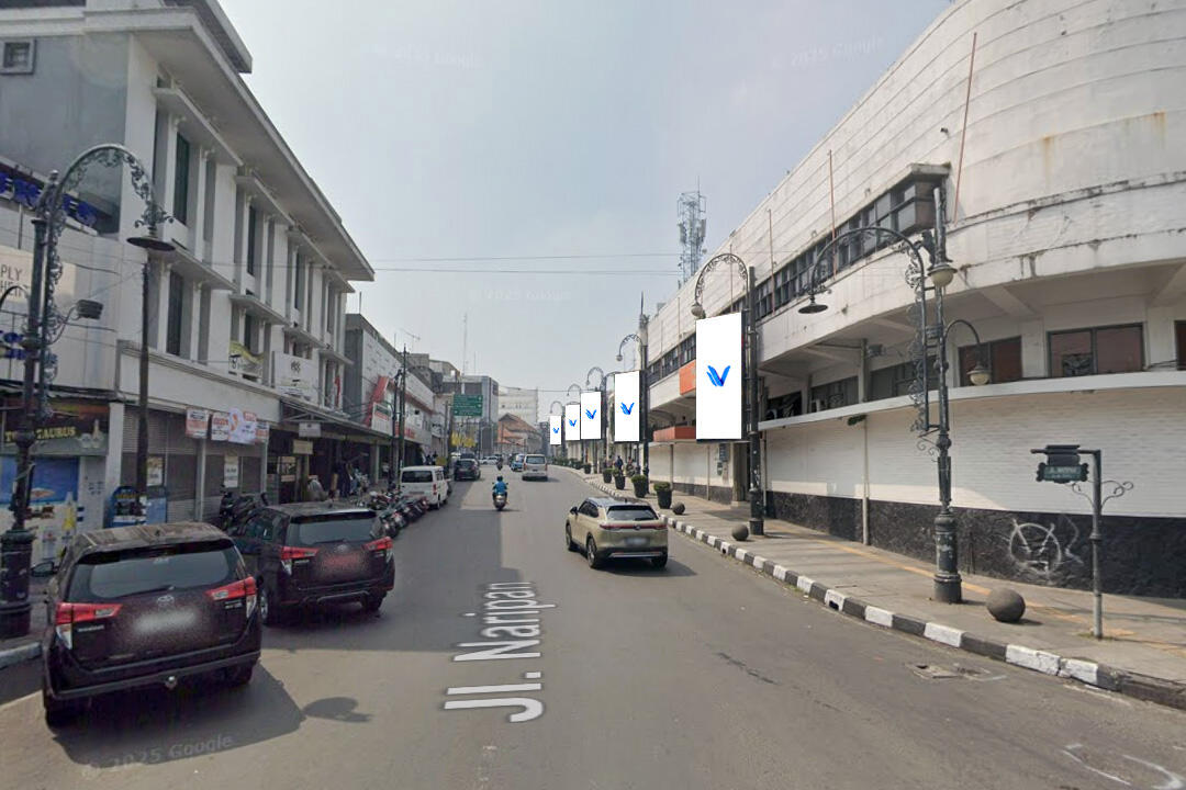 Videotron JL. NARIPAN VIEW MENUJU BRAGA - JL. ASIA AFRIKA, Bandung