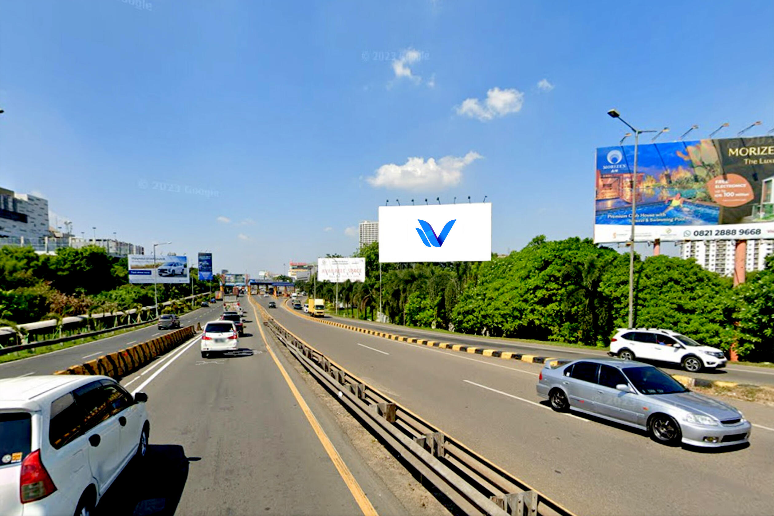 Billboard EXIT TOL BEKASI BARAT, Bekasi