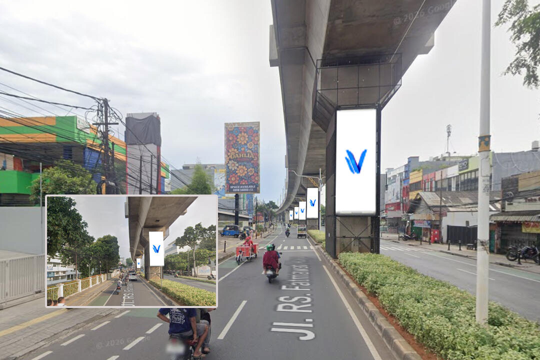 Billboard STATIC FATMAWATI – SET 6 JL. RS Fatmawati Raya, Cilandak, Jakarta Selatan