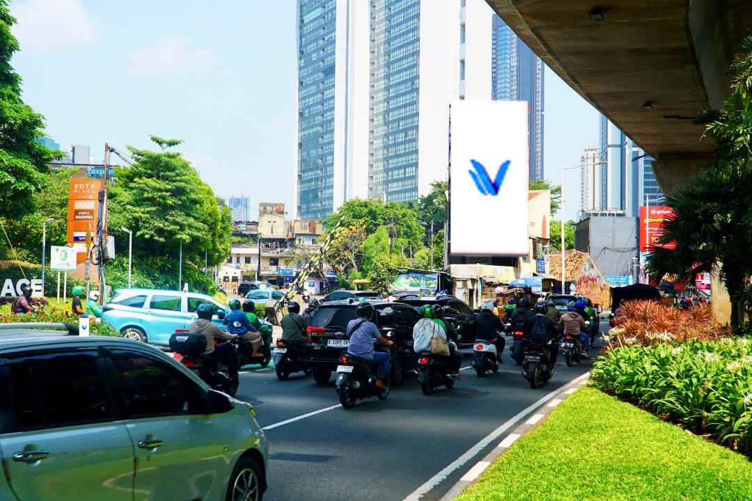 Videotron Rumah Satrio – View to Sudirman