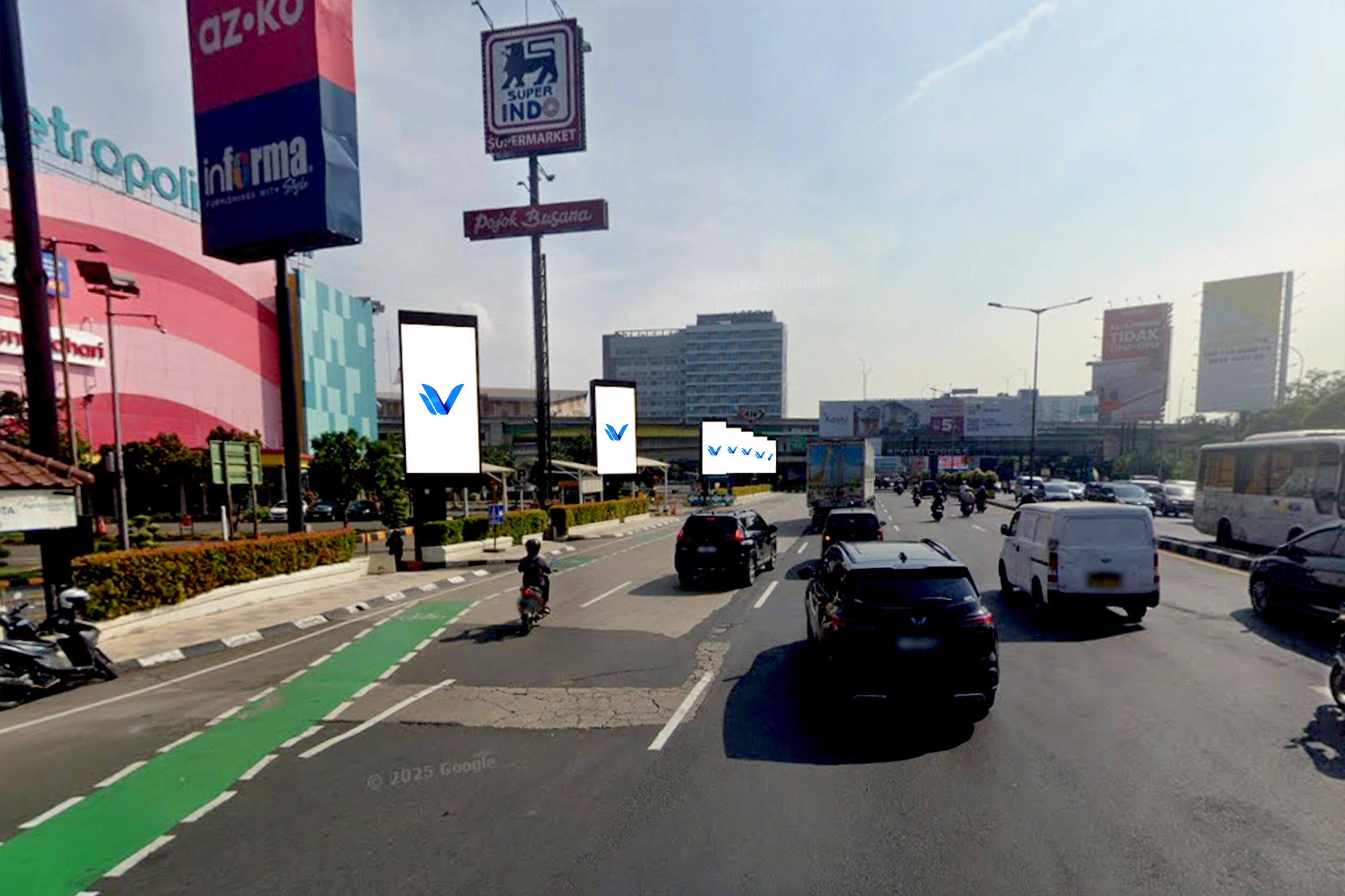 Videotron Jl. Ahmad Yani (Metropolitan Mall), Bekasi