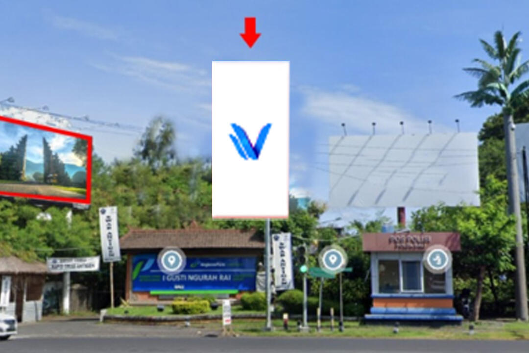 Billboard Jl. Airport Ngurah Rai (Bundaran Patung Kuda), Bali