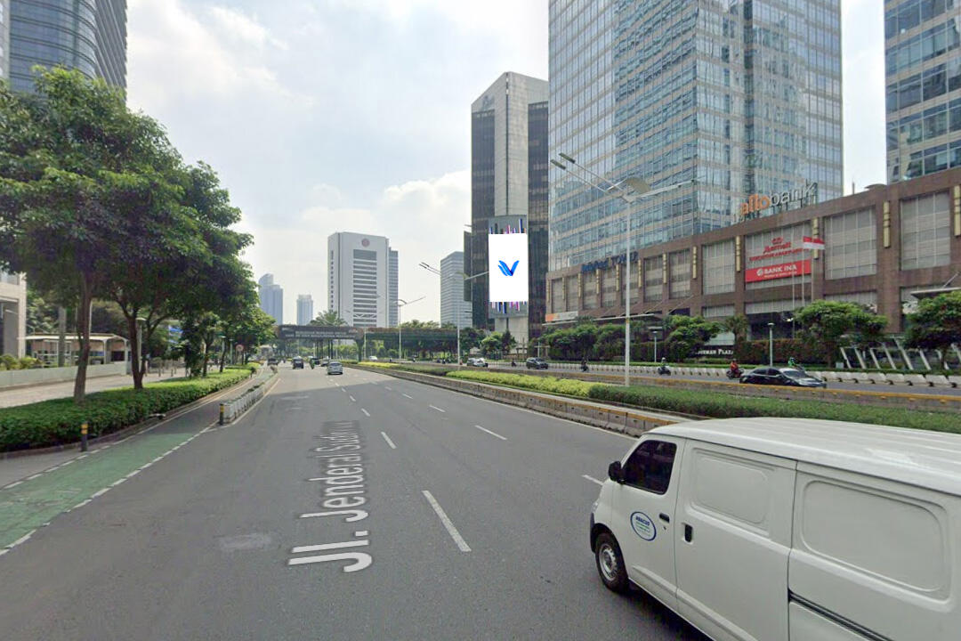 Videotron Jl. Jend. Sudirman (Wisma Bumiputera), Jakarta Pusat