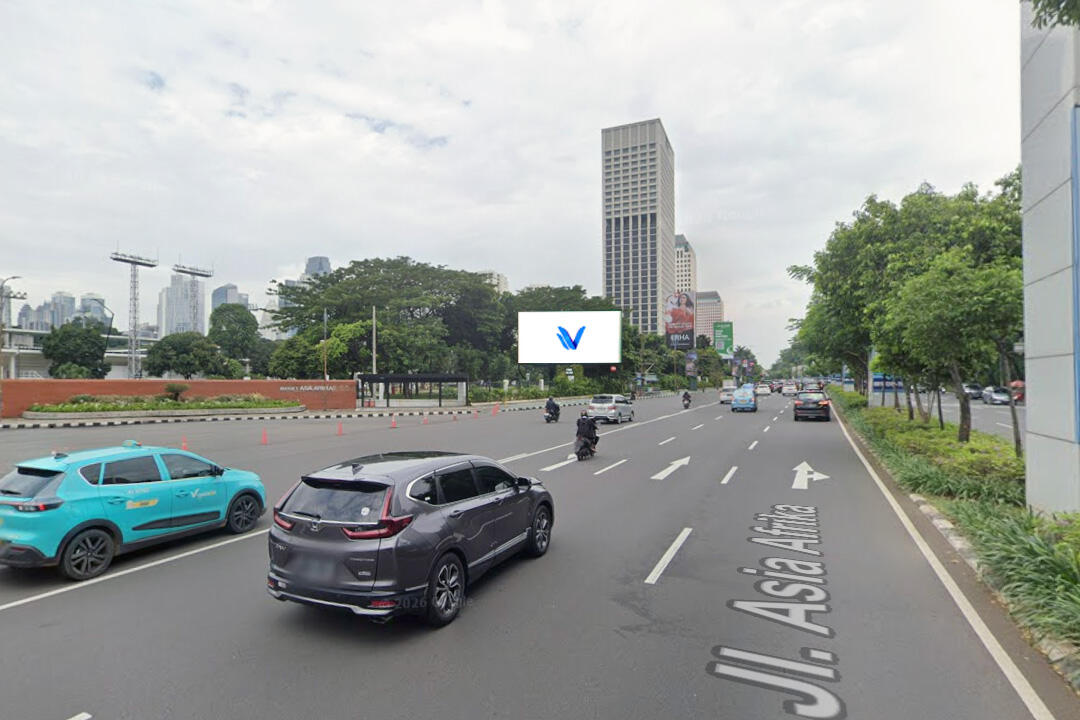 Videotron Jl. Asia Afrika (Gerbang Pemuda), Jakarta Pusat