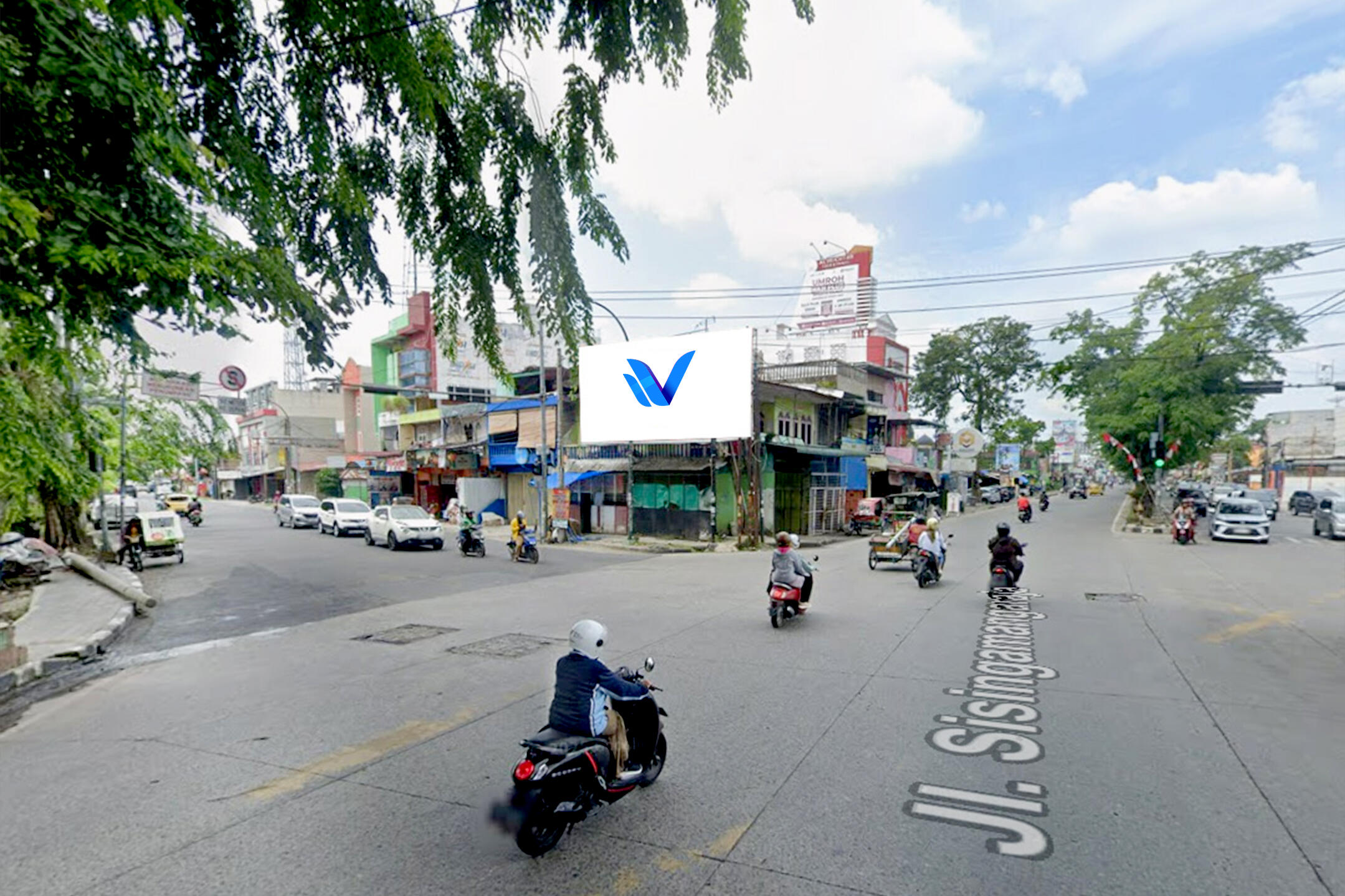 Billboard JL. SM Raja Simp Jl. HM Joni, Medan