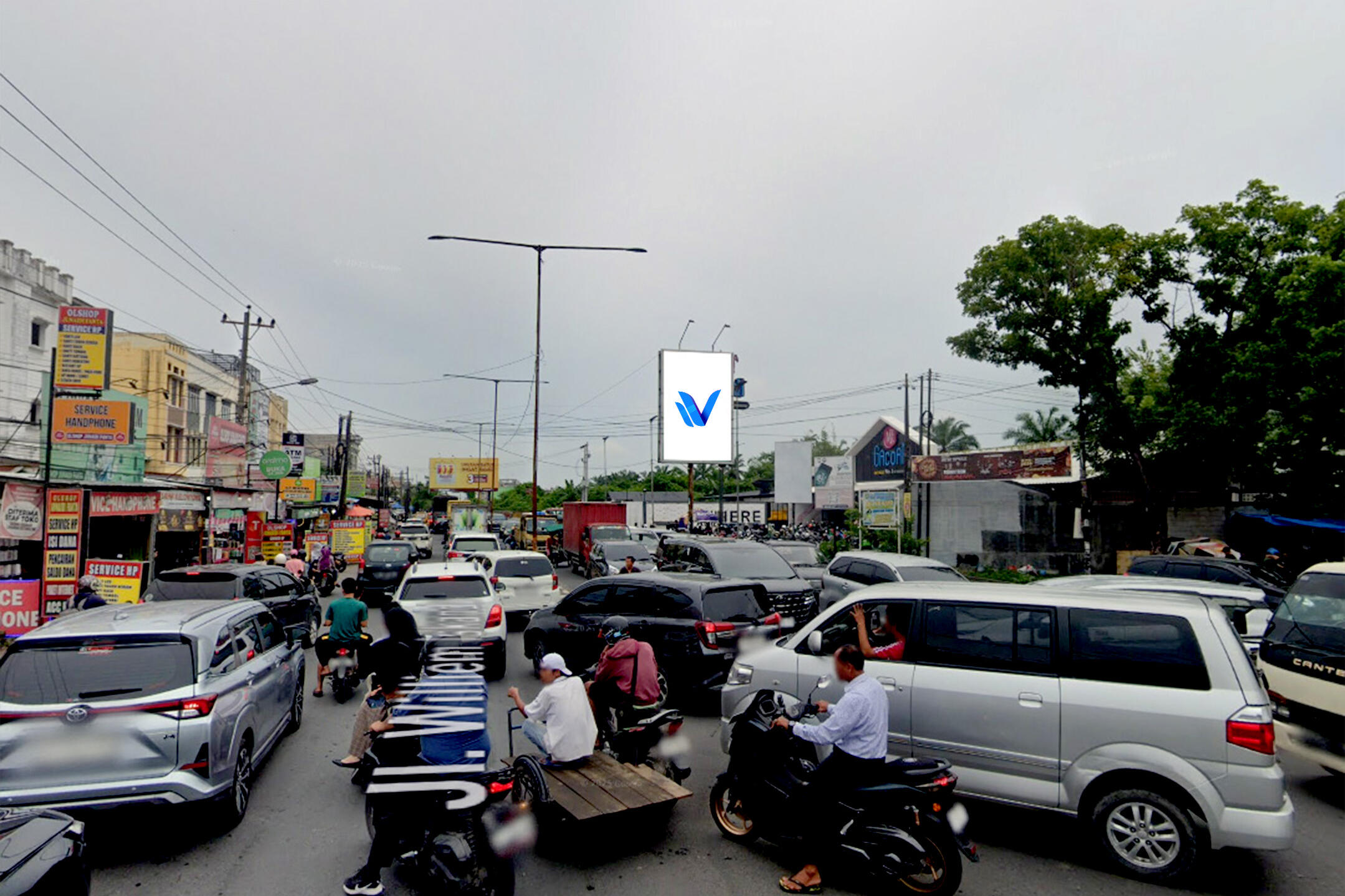 Baliho JL. WILLIEM ISKANDAR (PANCING) DPN. BETA ONE, MEDAN