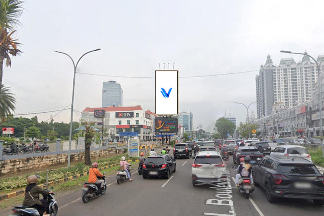 Billboard Jl. Boulevard Barat Raya (depan Gate Ruko Inkopal), Jakarta Utara
