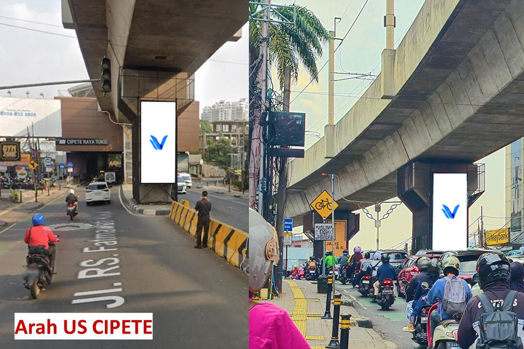 Videotron LED CIPETE - SET 2 JL. RS Fatmawati Raya, Cipete, Jakarta Selatan