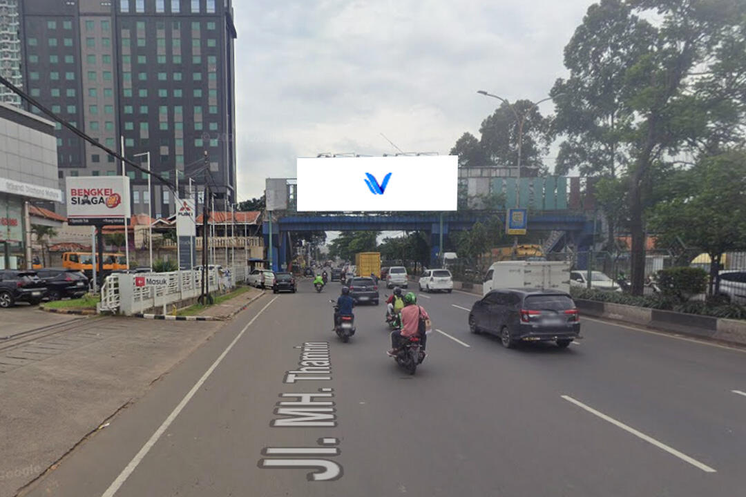 Billboard JPO JL. MH Thamrin, Tangerang