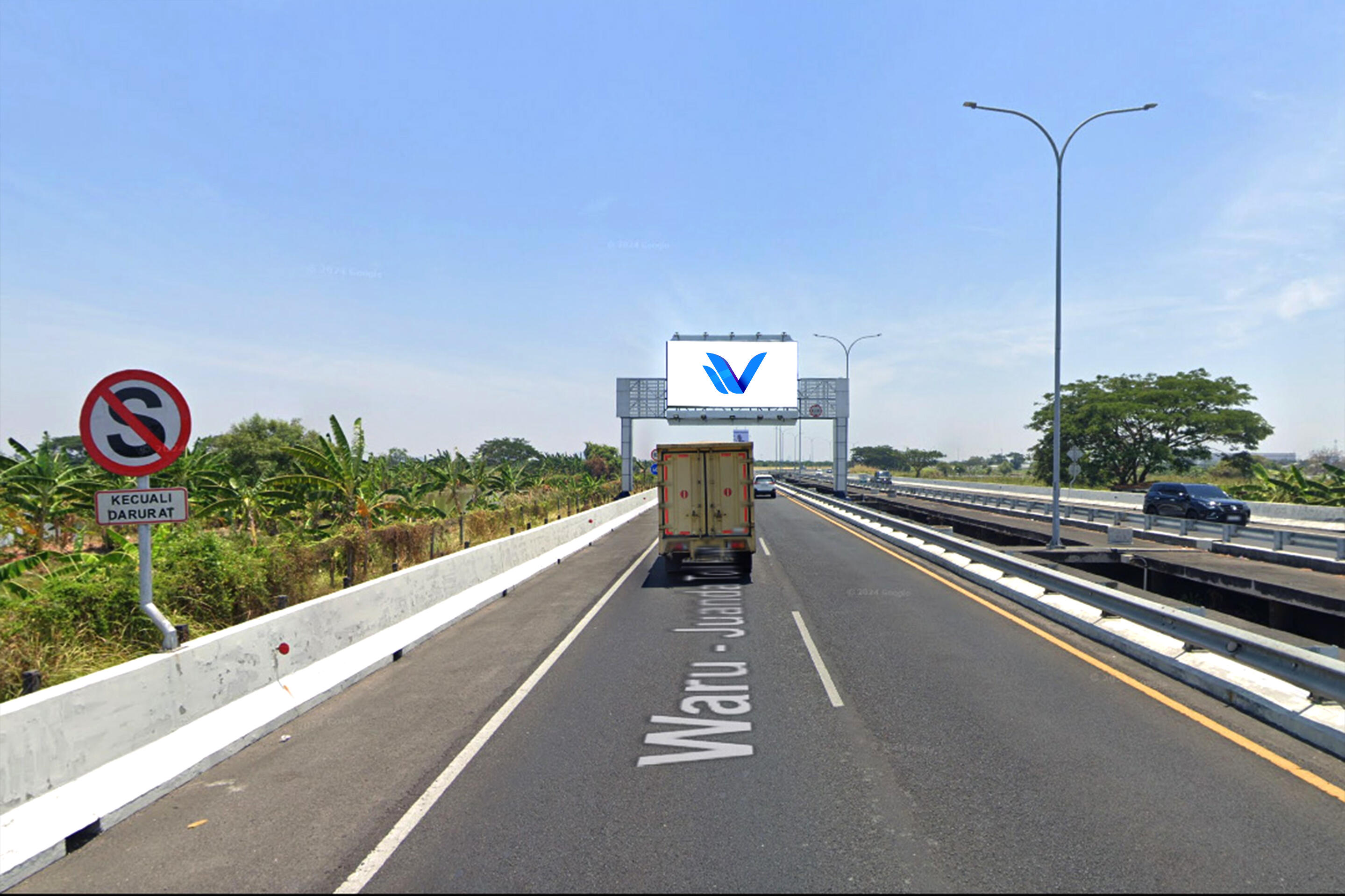 Billboard Jl. Tol Juanda - Waru KM 10+800, Surabaya
