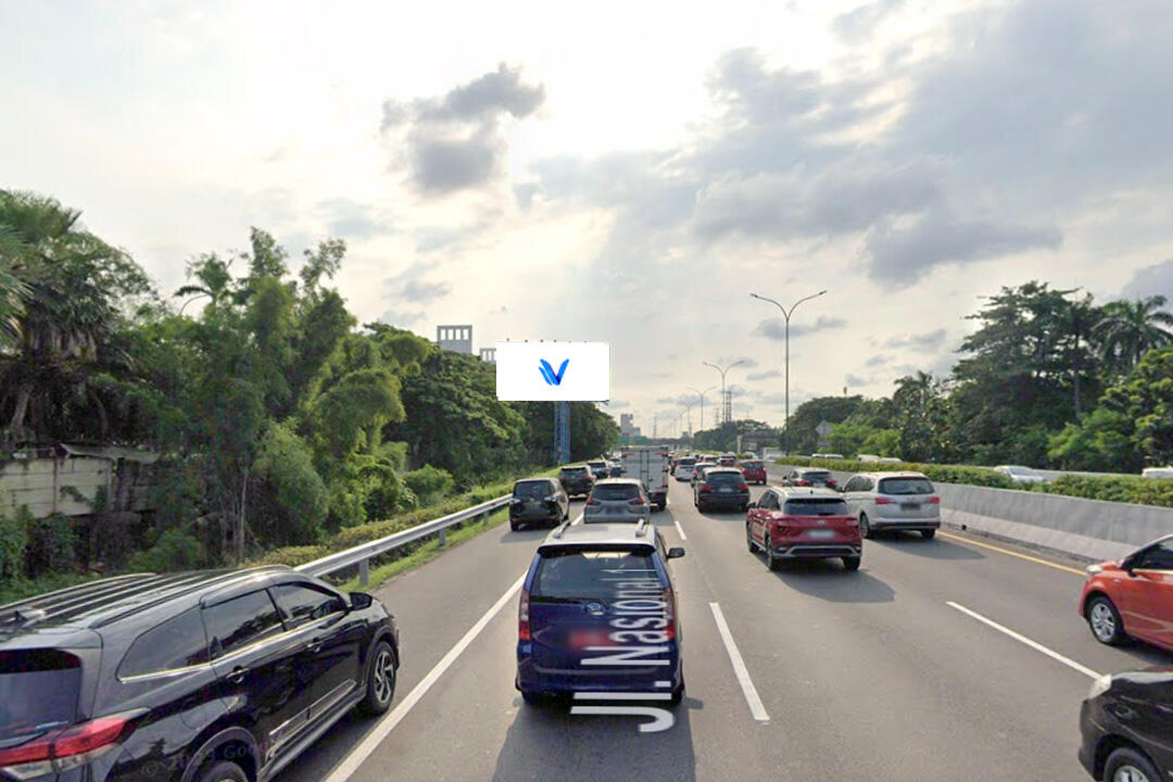 Billboard Tol Kebon Jeruk KM 6+800 (sebelum Exit Tol JLB), Jakarta Barat