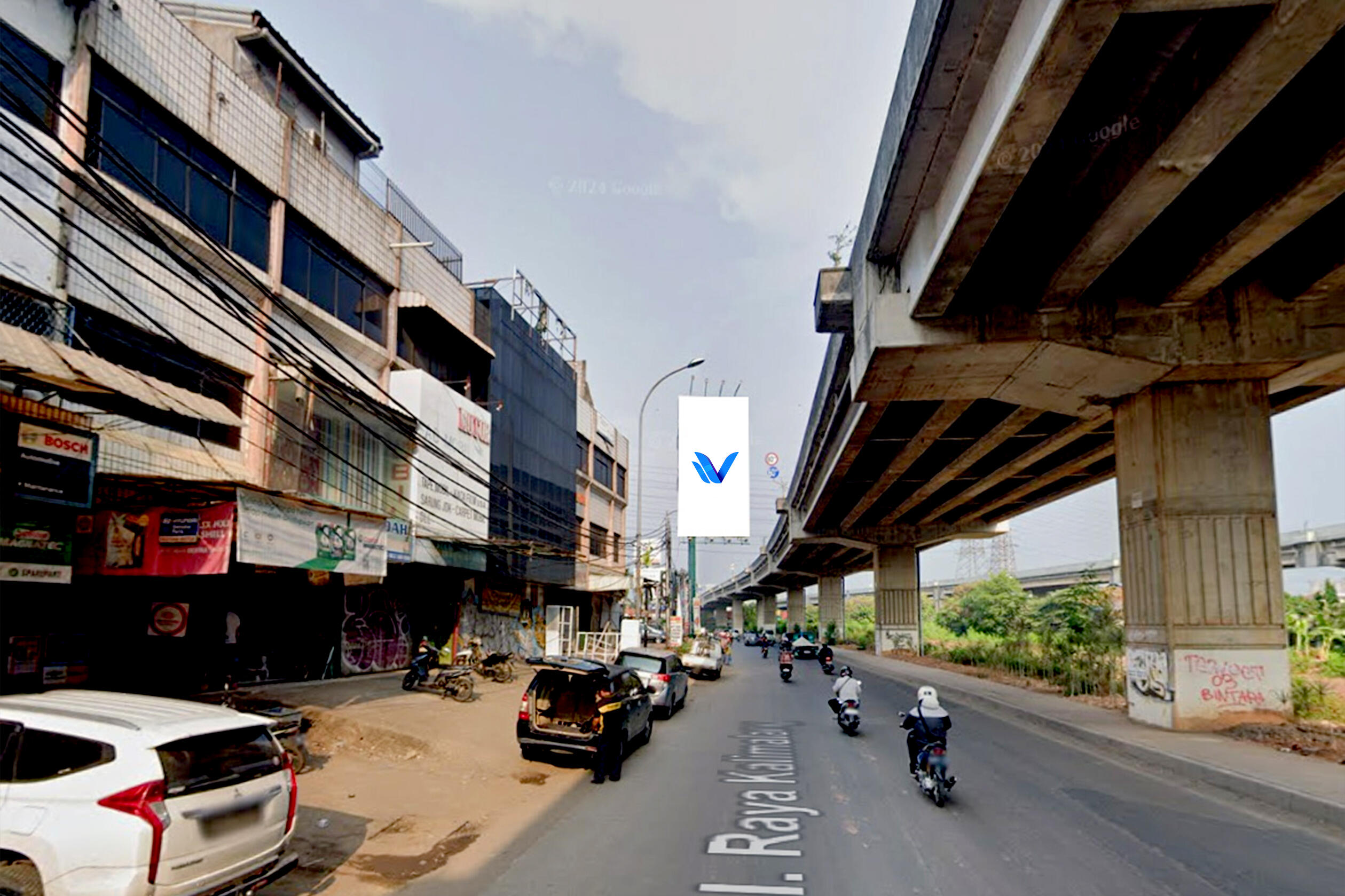 Billboard JL. KH. Noer Alie-Kalimalang ( Depan Toko Dunlop), Bekasi