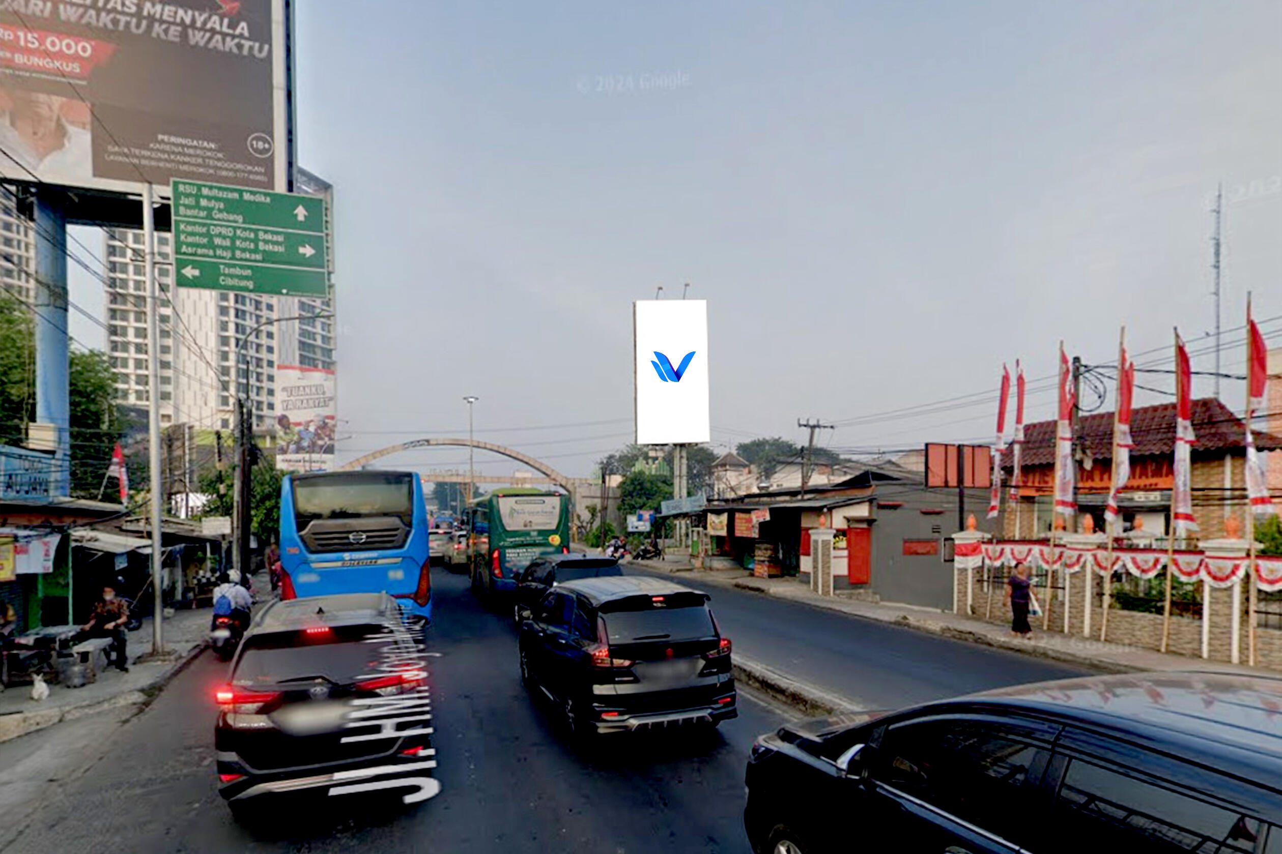 Billboard Jl. HM Joyomartono (Depan BTC), Bekasi