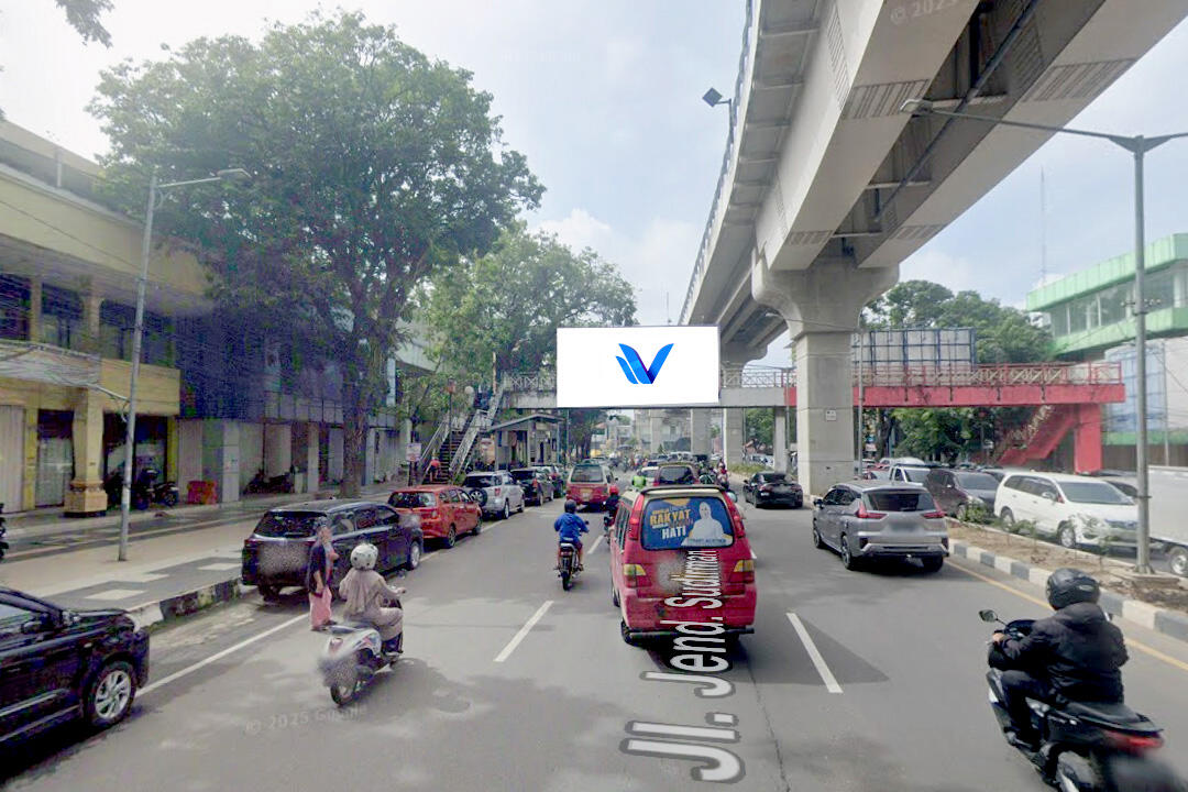 Billboard JL. Jend Sudirman (JPO Globe), Palembang