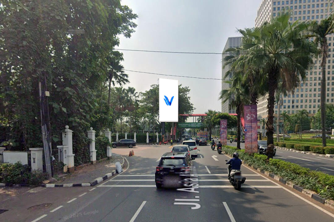 Billboard Jl. Asia Afrika (Titik 5), Jakarta Pusat