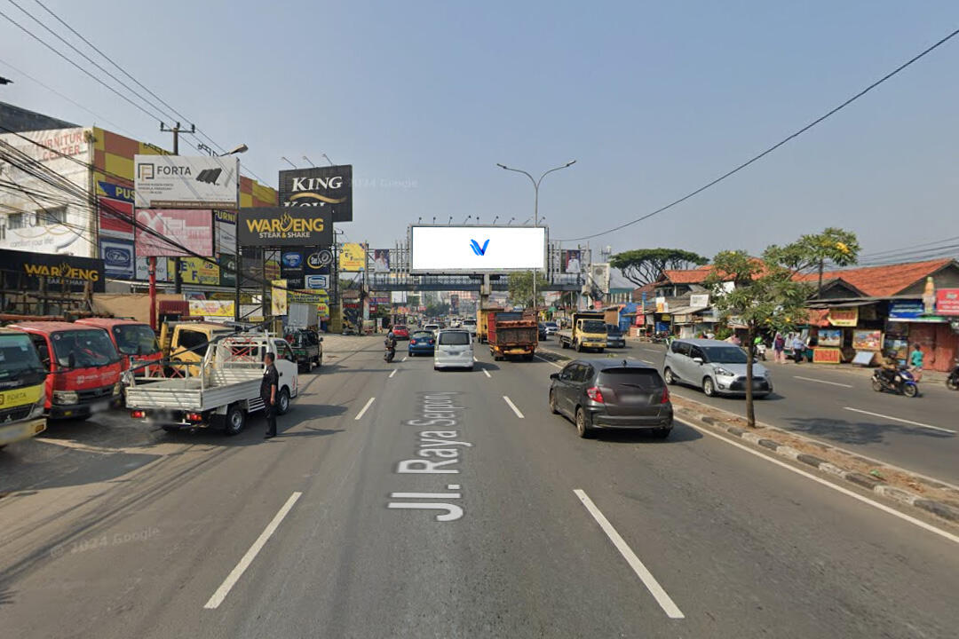 Billboard Jl. Raya Serpong (Perumahan Less Belles), Tangerang
