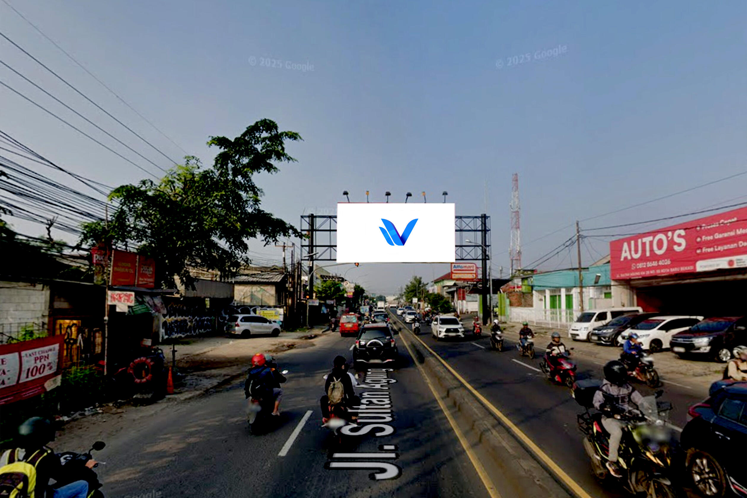 Billboard JL. Sultan Agung (dekat Kawasan Pabrik Hitachi), Bekasi