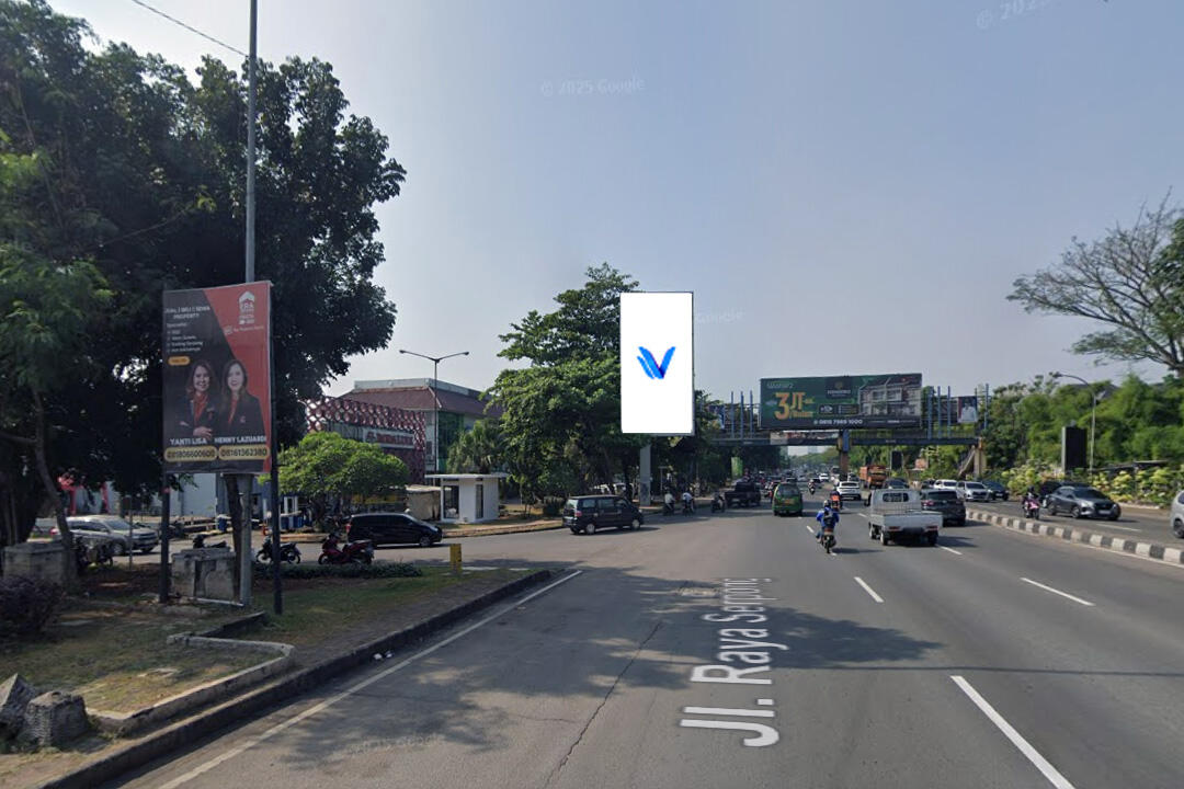 Billboard Jl. Raya Serpong (Pertigaan Melatimas), Tangerang Selatan