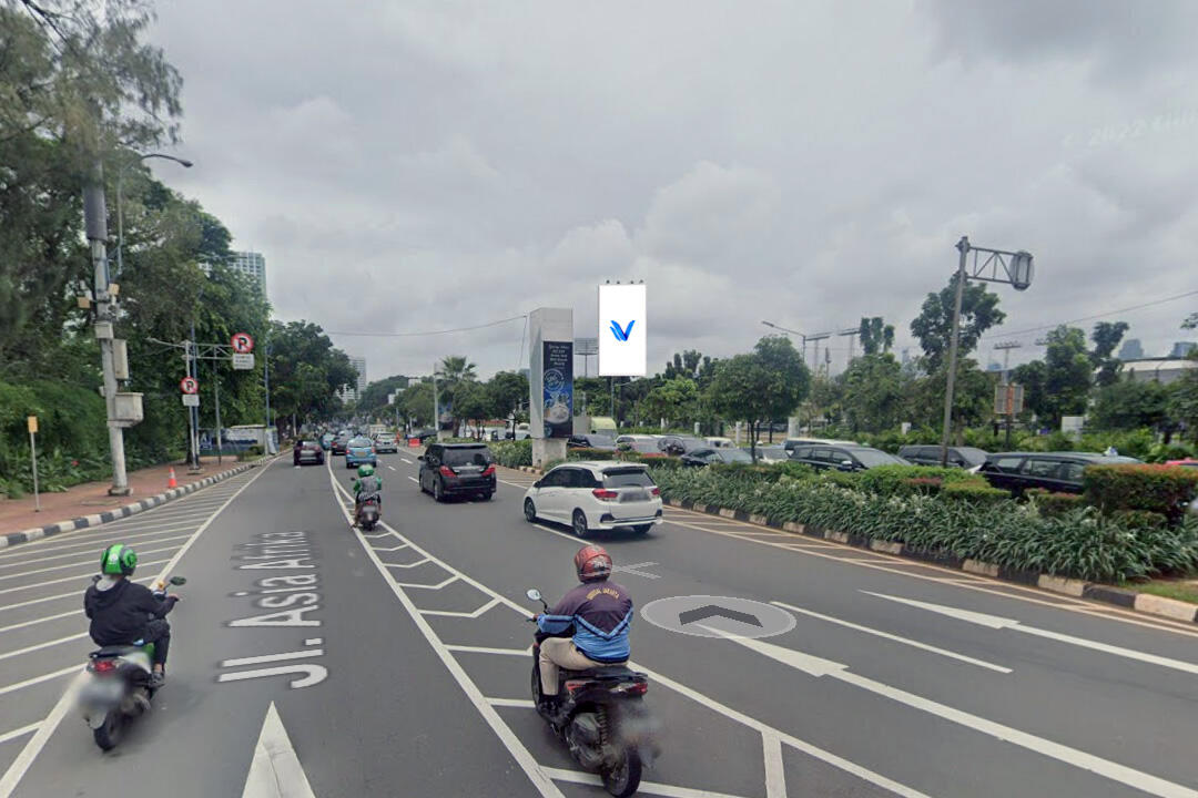 Billboard Jl. Asia Afrika Titik 24 GBK Senayan, Jakarta Pusat