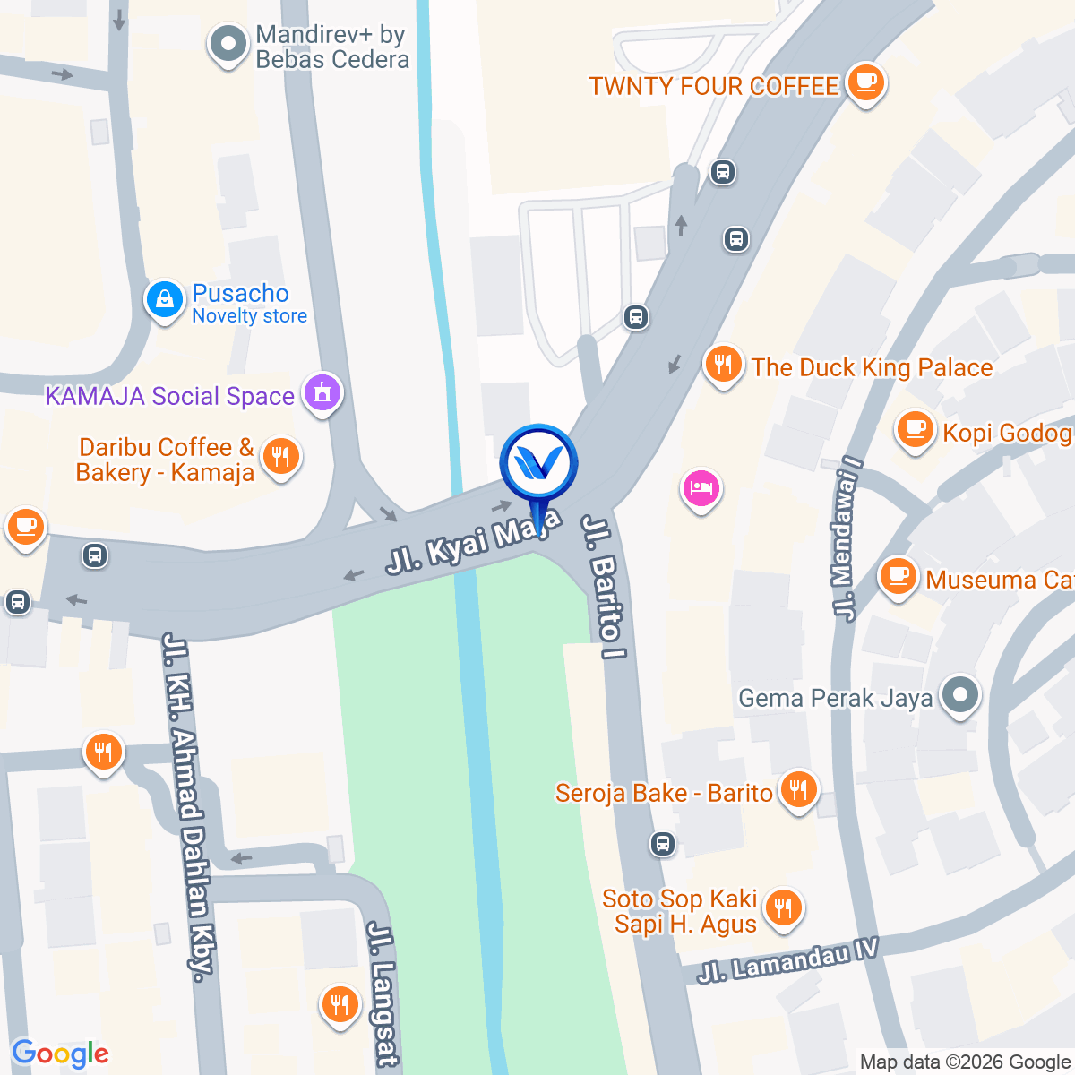 Peta Lokasi Jl. Kyai Maja, Jakarta Selatan