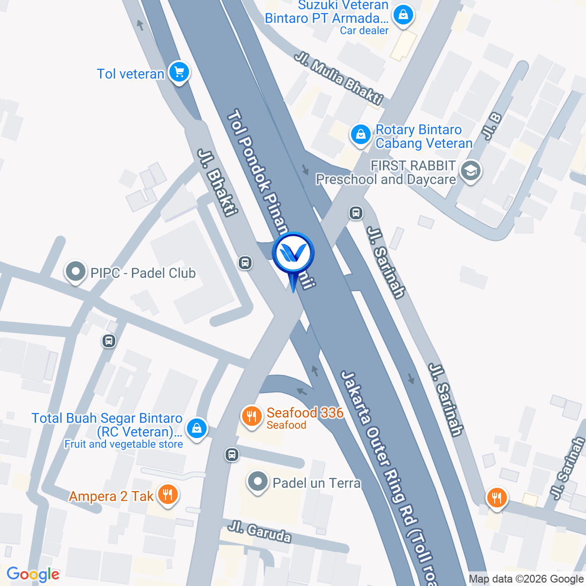 Peta Lokasi Jl. RC Veteran Raya No. 11 e, Jakarta Selatan