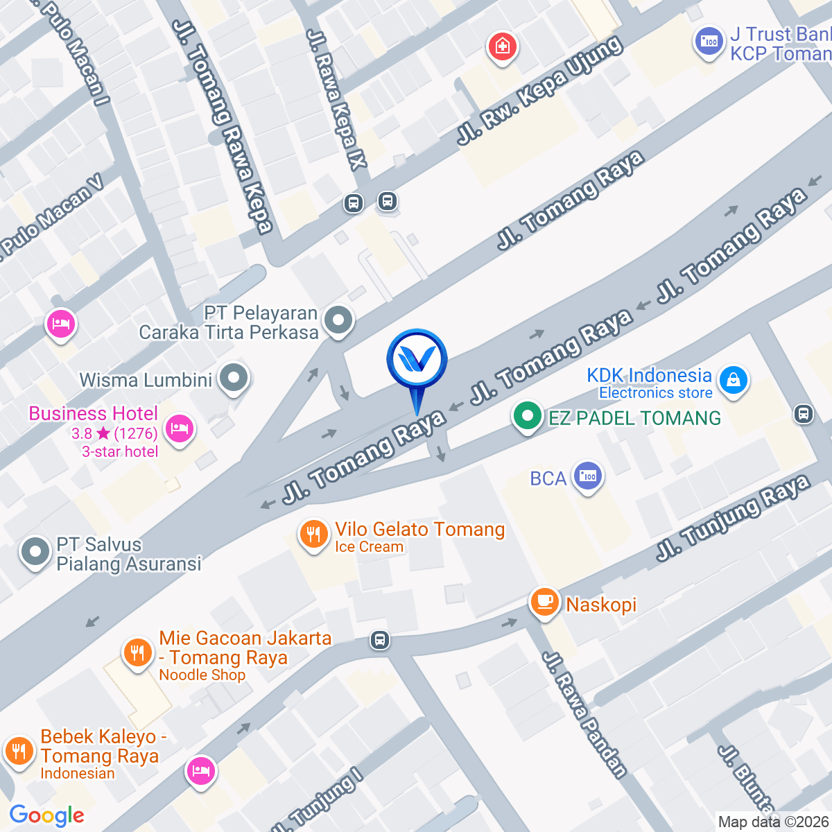 Peta Lokasi Jl. Tomang Raya, Jakarta Pusat