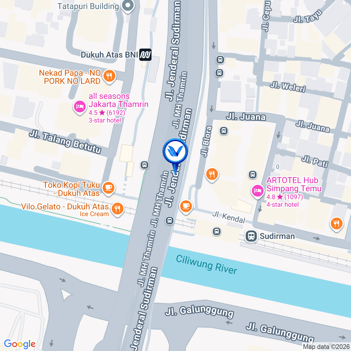 Peta Lokasi Jl. Blora No.38 - Menteng, Jakarta Pusat