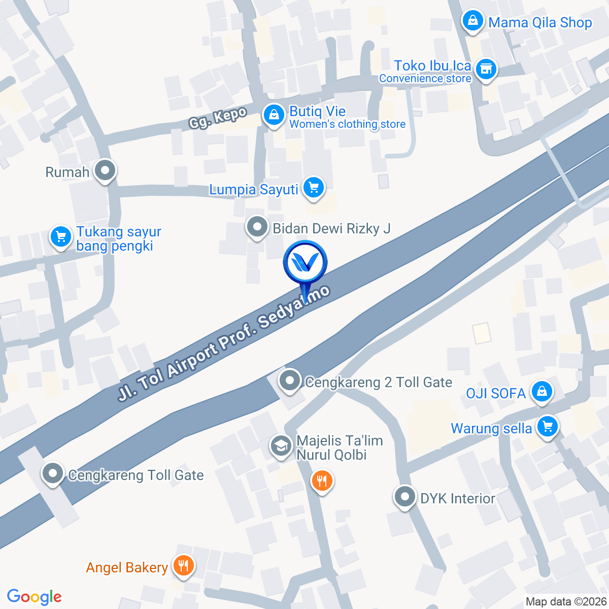 Peta Lokasi Jl.Tol Sedyatmo KM.30+900B, Jakarta Barat