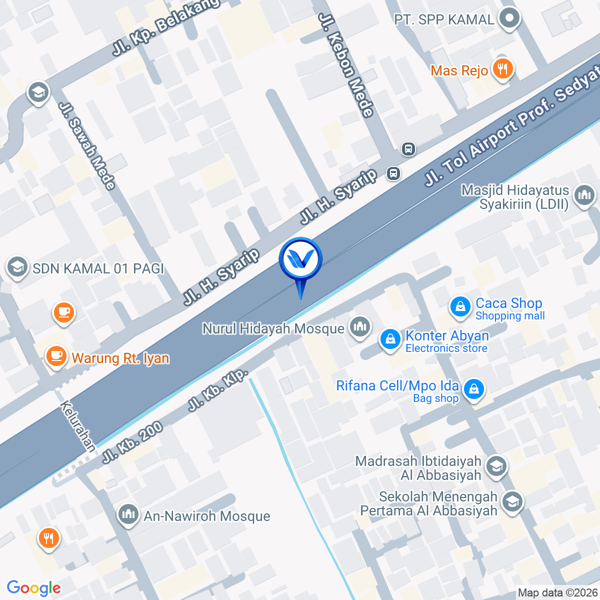 Peta Lokasi Jl.Tol Sedyatmo KM.29+850A, Jakarta Barat