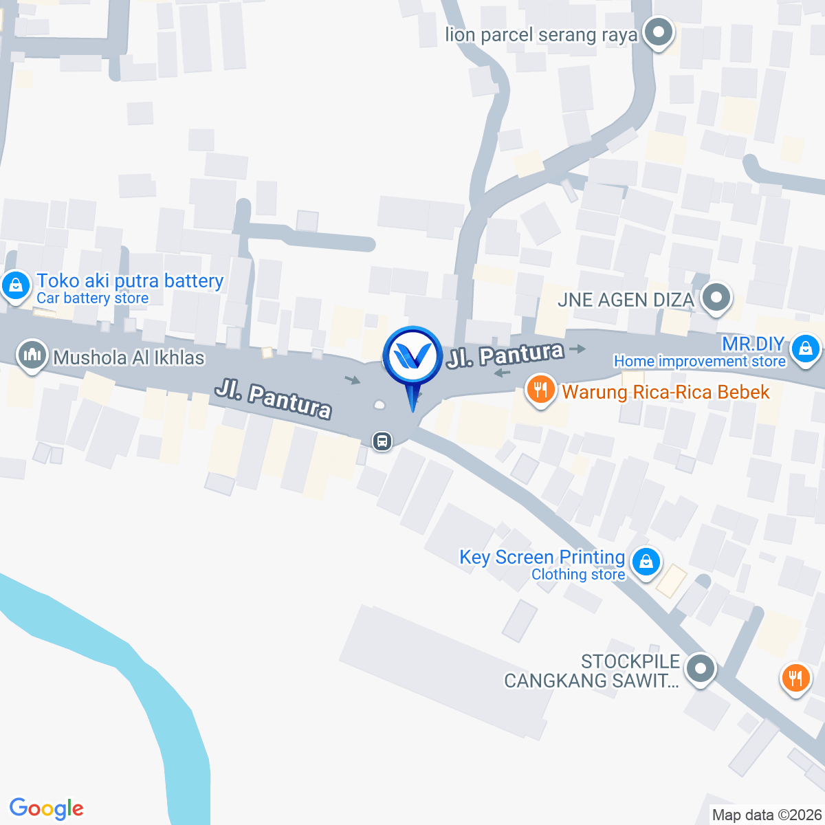 Peta Lokasi Jl. Raya Serang Kp. Kawdaran (Simpang 4 Balaraja Timur), Tangerang