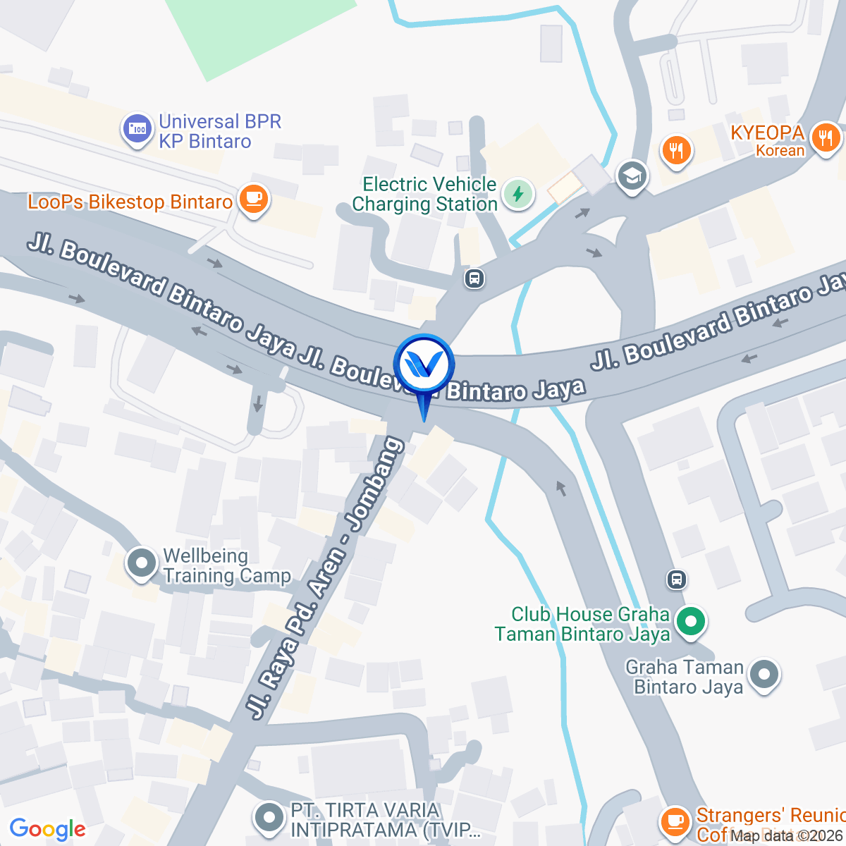 Peta Lokasi Jl. Boulevard Bintaro Jaya (Parigi), Tangerang Selatan