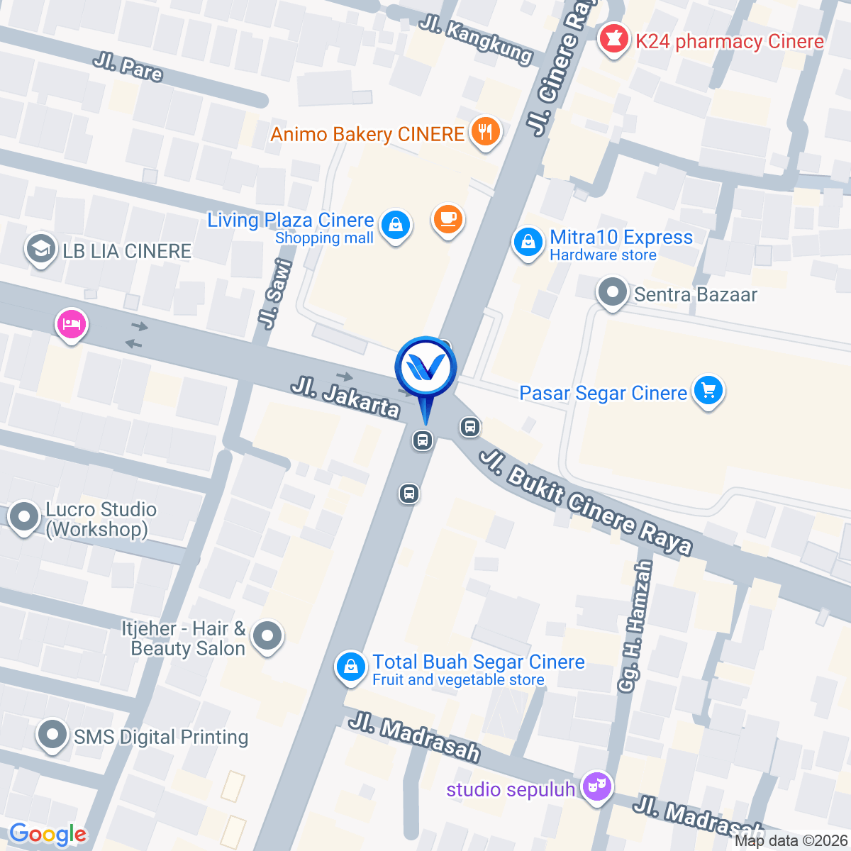 Peta Lokasi JL. Cinere Raya - Informa Cinere, Depok