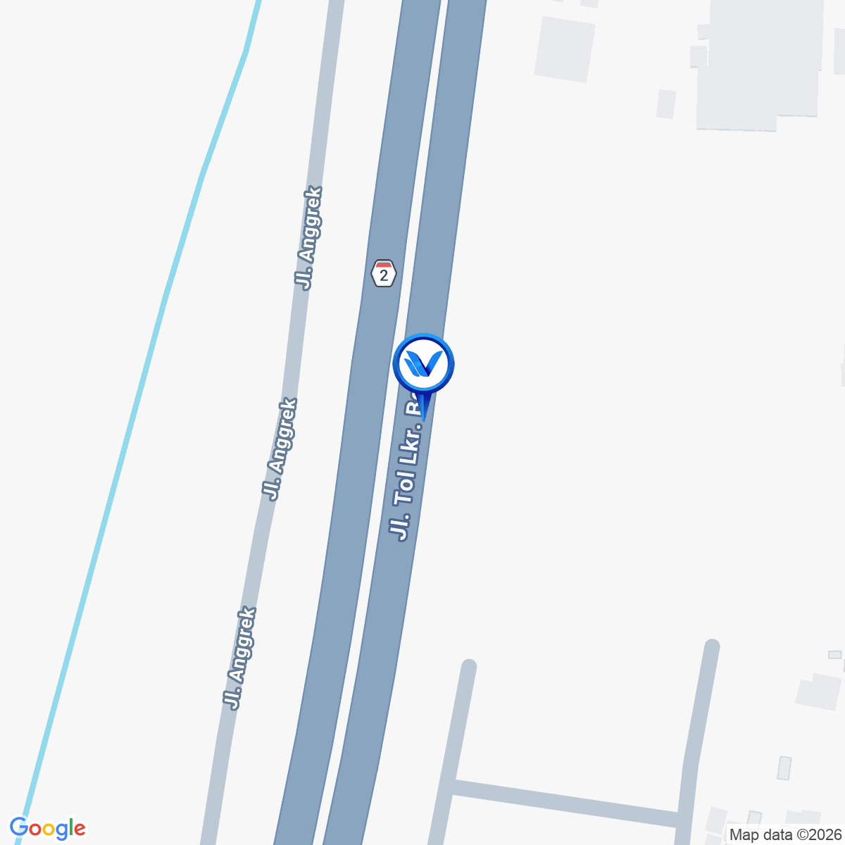 Peta Lokasi TOL Jagorawi KM 34+100A, Bogor
