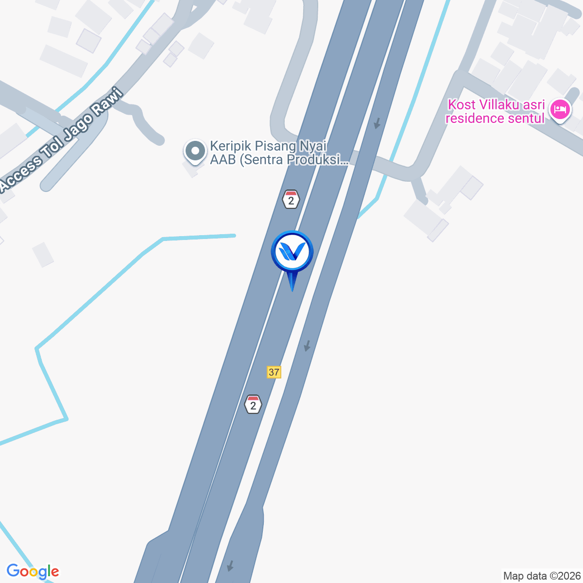 Peta Lokasi TOL Jagorawi Km 36 + 150 A, Bogor