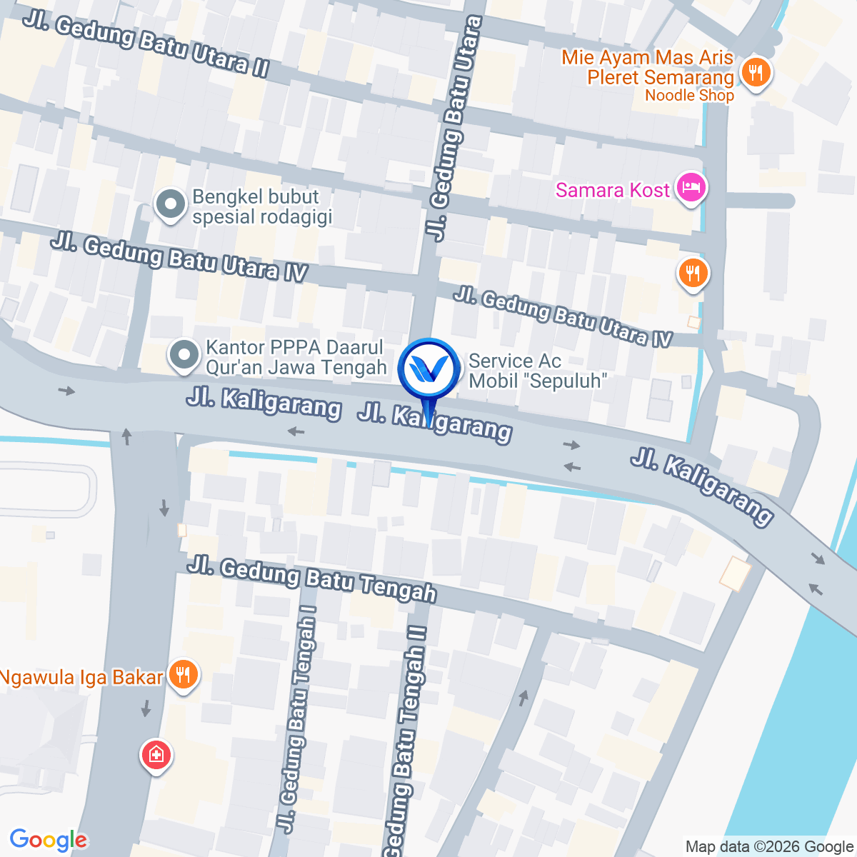 Peta Lokasi Jl. Pamularsih Wisata Sam Poo Kong, Semarang