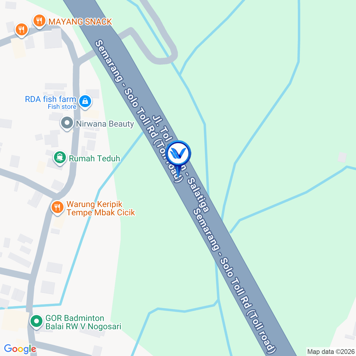 Peta Lokasi Jl. Tol Solo - Semarang, Semarang