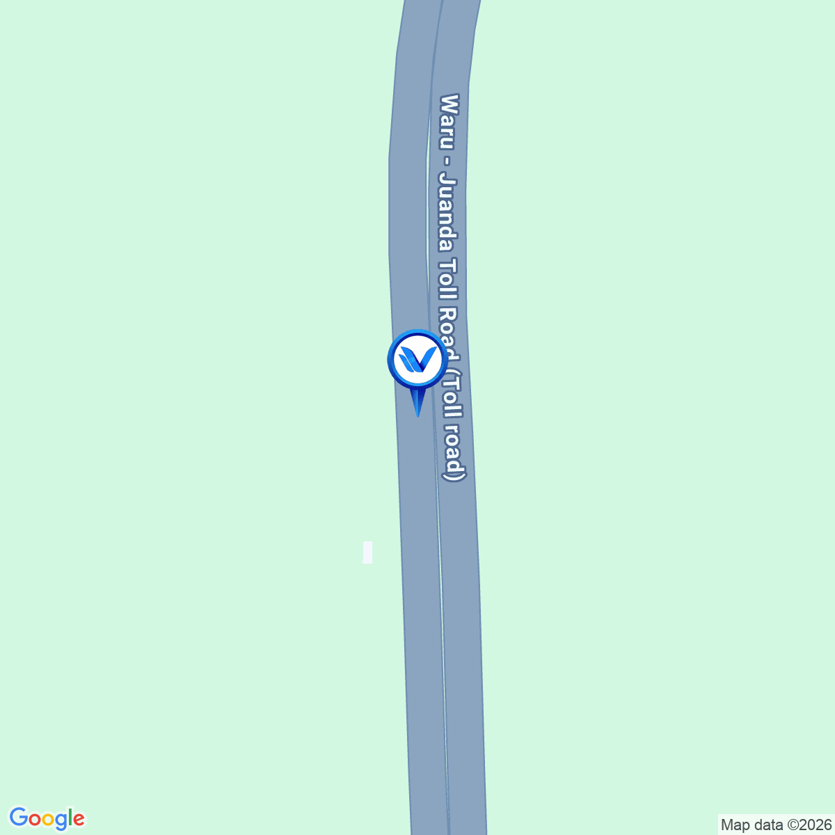 Peta Lokasi Jl. Tol Juanda - Waru KM 10+800, Surabaya