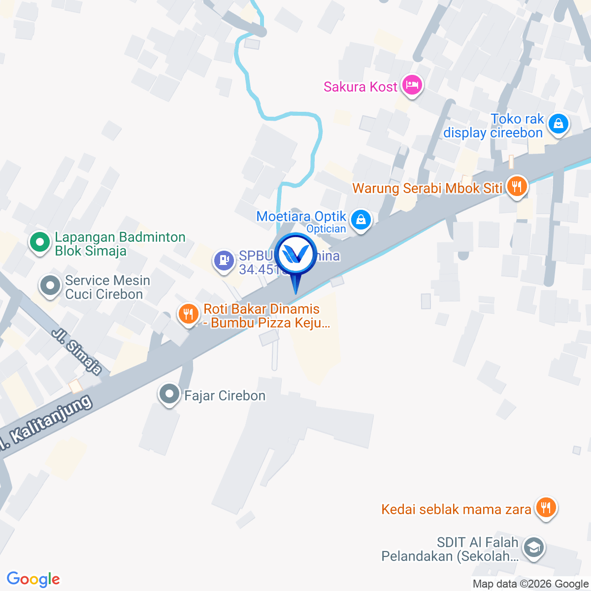 Peta Lokasi Jl. Kalitanjung (Tugu Batas Kota/Kab), Cirebon