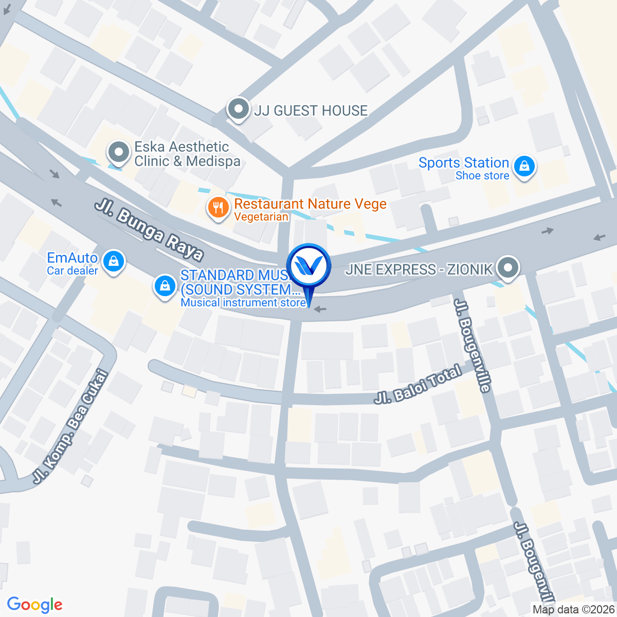 Peta Lokasi JL. BUNGA RAYA, BALOI, BATAM